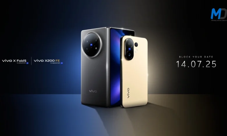 Vivo X Fold5 and X 200 FE is going to launch in India on July 14