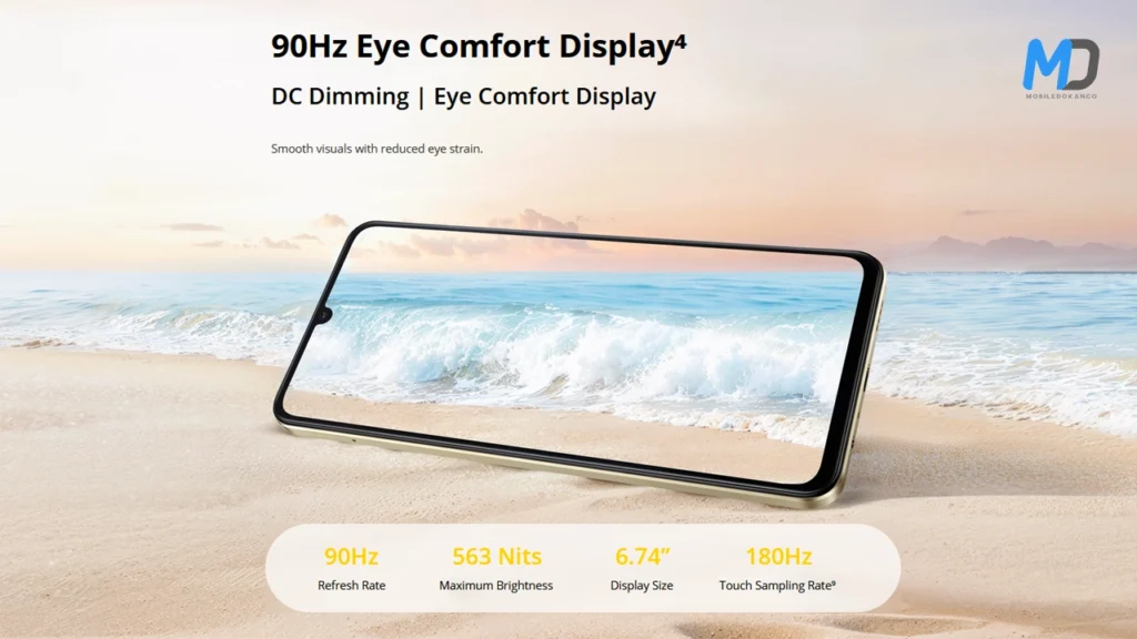 Realme Note 70 Display