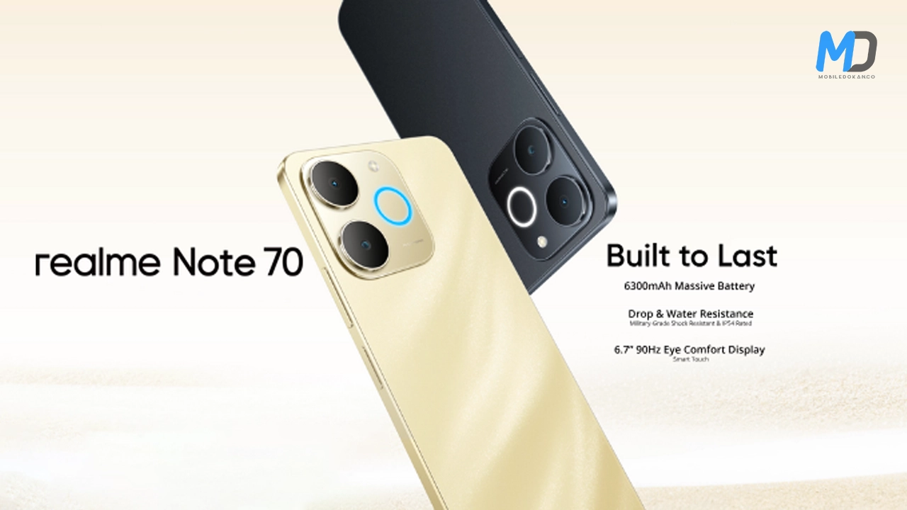 Realme Note 70 launched in Bangladesh with a 6.7" 90Hz display, and a massive 6300mAh battery