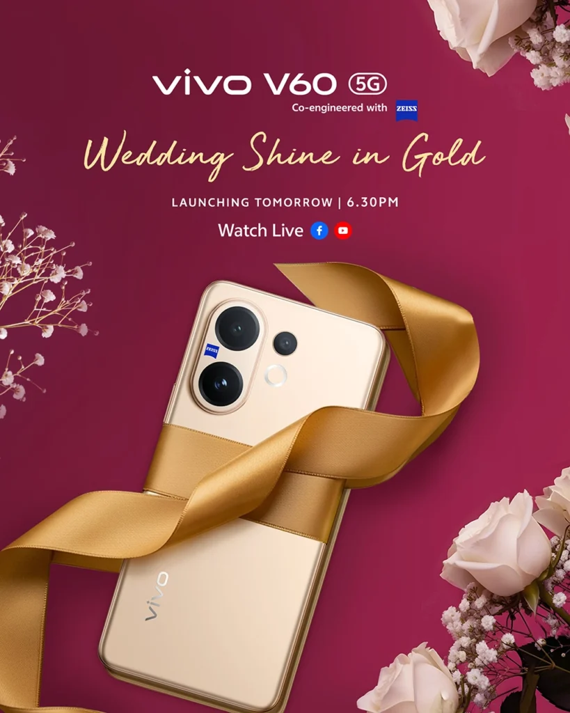vivo V60 launching poster 1