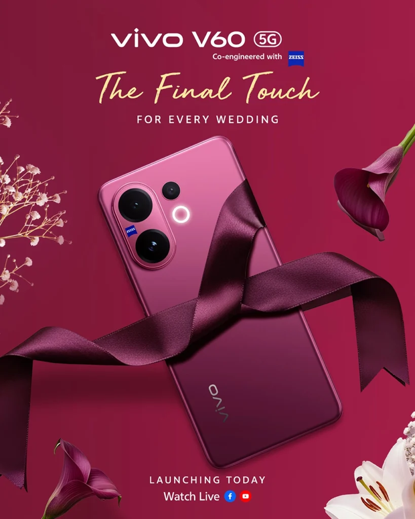 vivo V60 launching poster 2