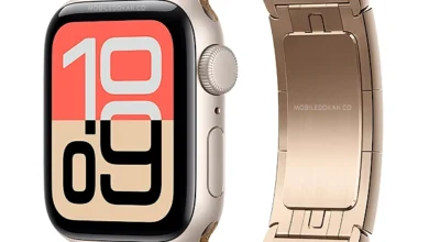 Apple Watch SE 3 Starlight and Gold