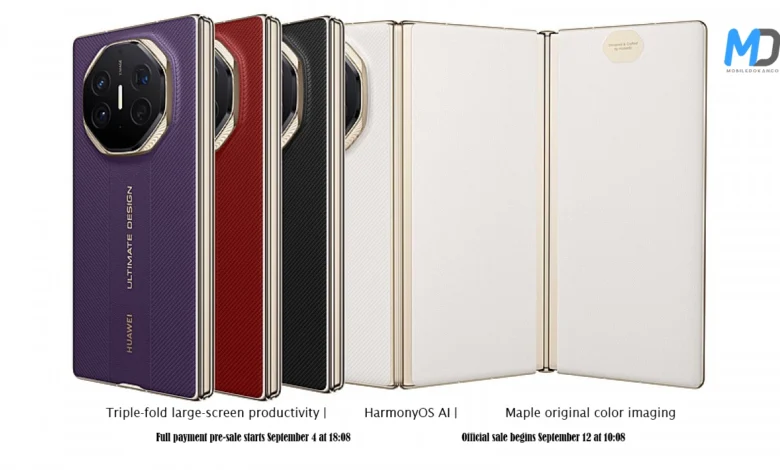 Huawei Mate XTs Arrive September 12 with Upgrades Over Predecessor