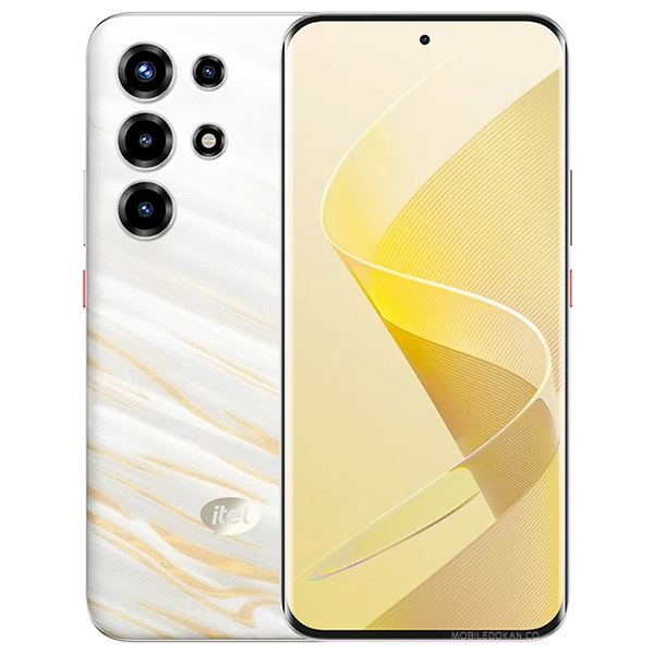 Itel Super 26 Ultra Silver and Gold