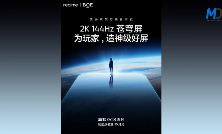 Realme GT 8 Pro display specs teased ahead of China launch