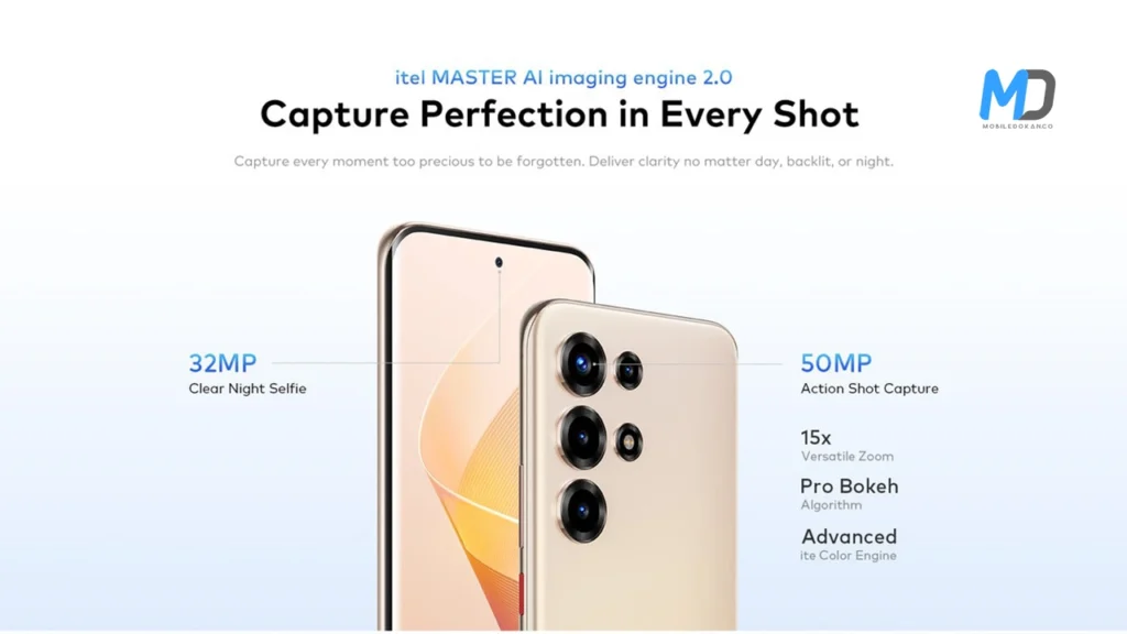 50MP main, 32MP selfie camera