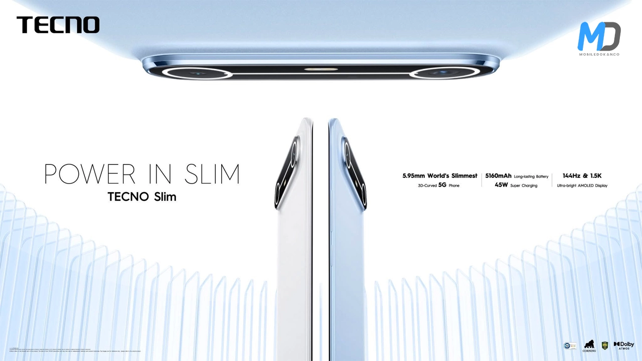 Tecno POVA Slim 5G launching soon in Bangladesh as the world’s slimmest 3D curved 5G phone