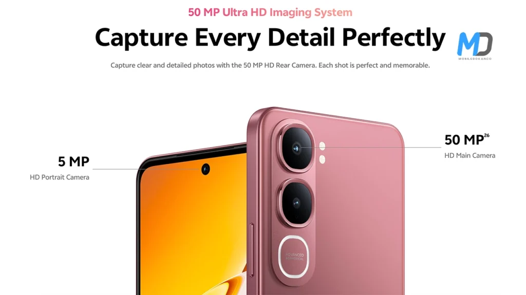 50MP rear, 5MP selfie camera