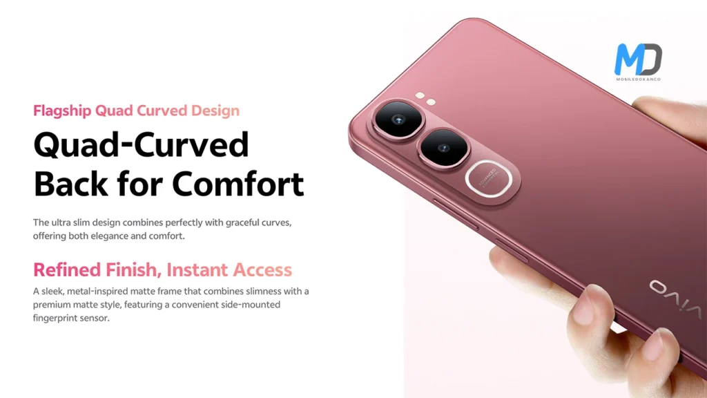 Quad-curved back panel