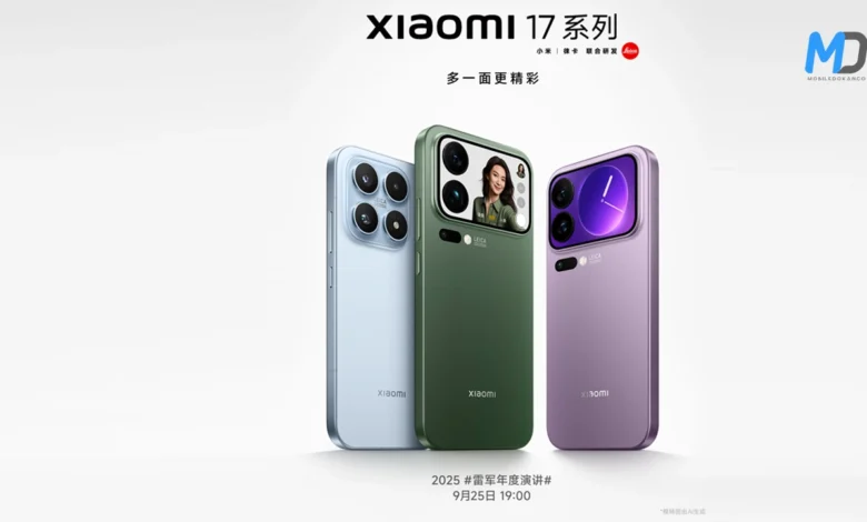 Xiaomi 17 Series Launch Set for September 25, get the first look here
