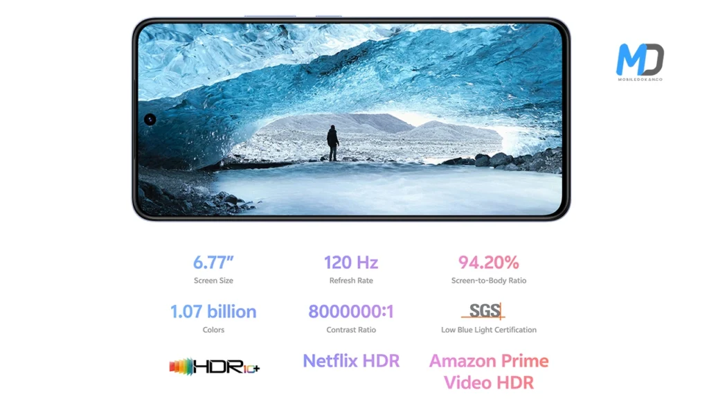 6.77-inch Display, 120Hz Refresh