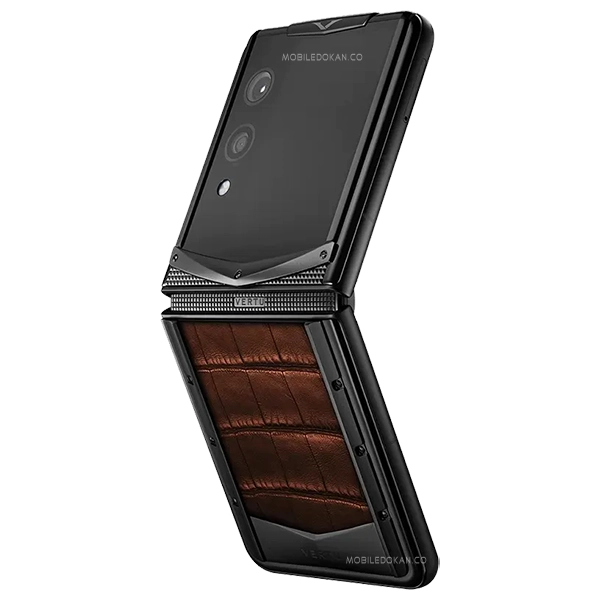 Vertu Quantum Flip Alligator Brown