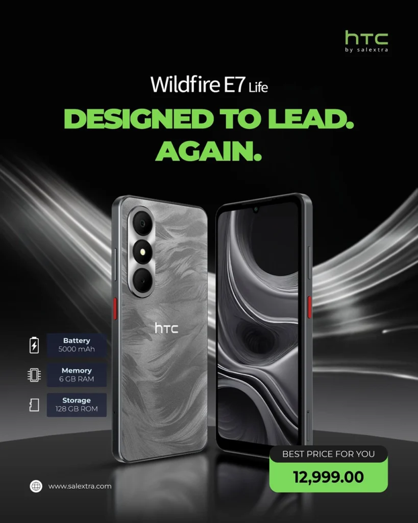 HTC Wildfire E7 Life Launch Poster
