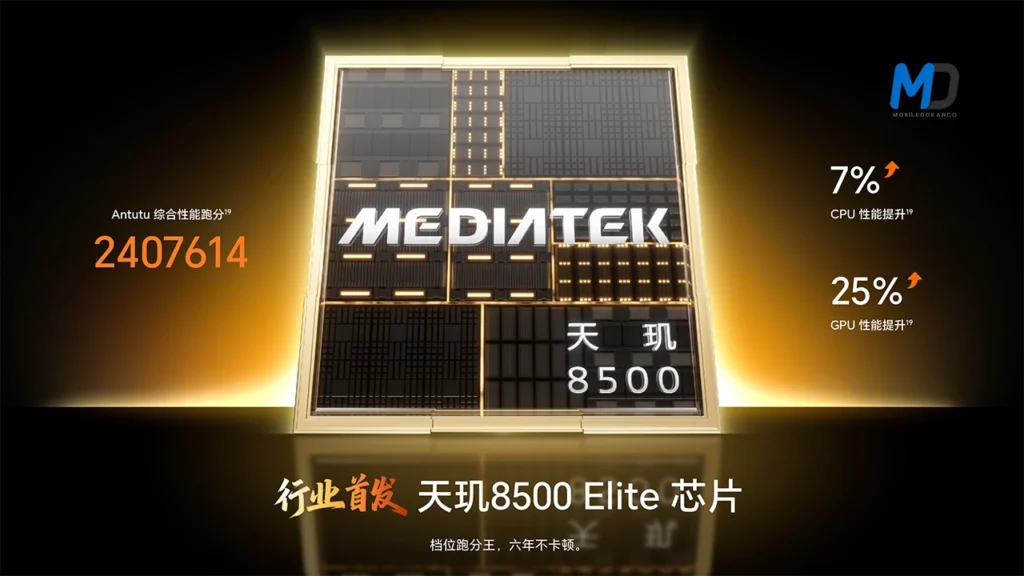 Honor Power 2 Dimensity 8500 Elite chipset