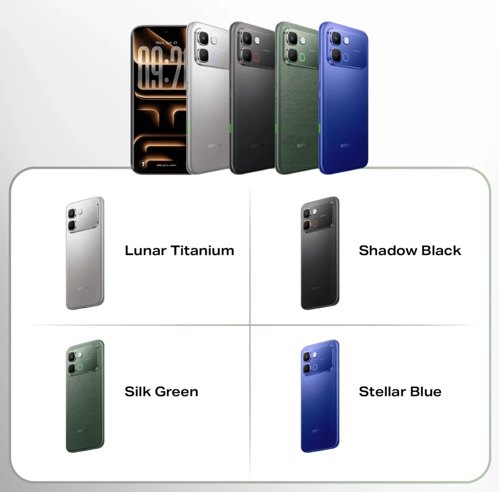 Infinix NOTE Edge 5G Colour Option Leak