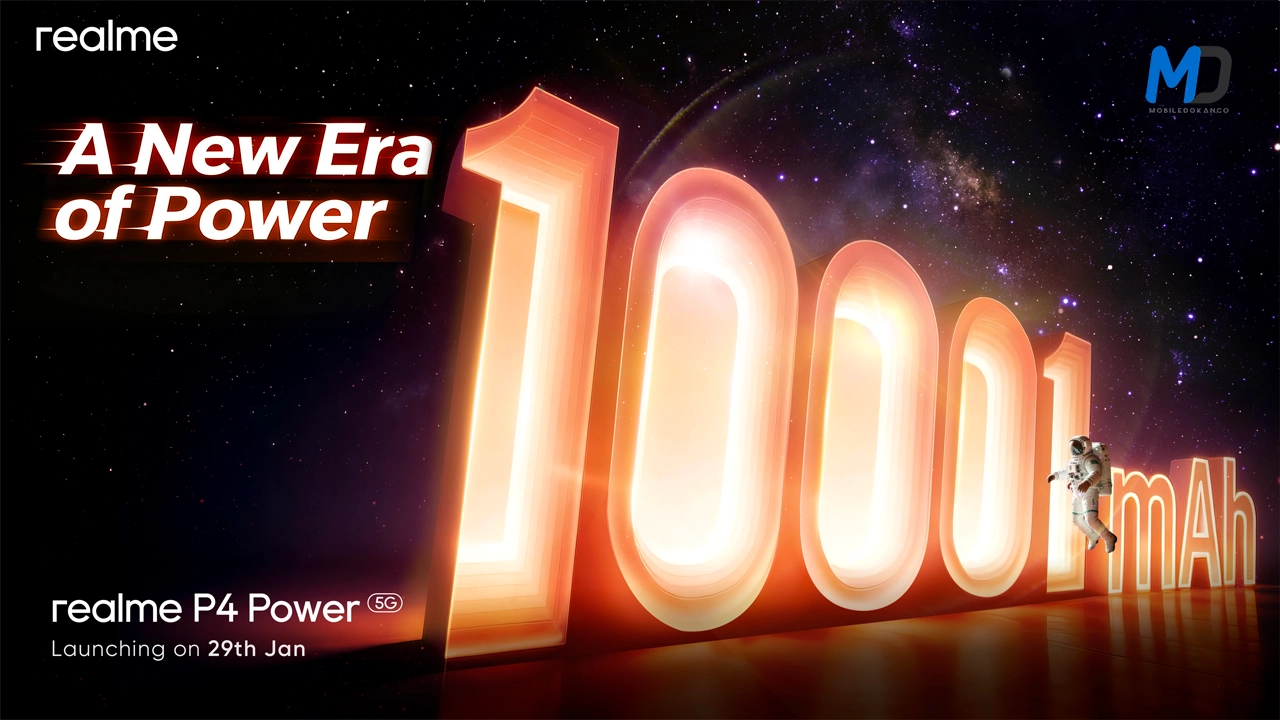 Realme P4 Power India Launch Next Week With Massive 10,001mAh Battery