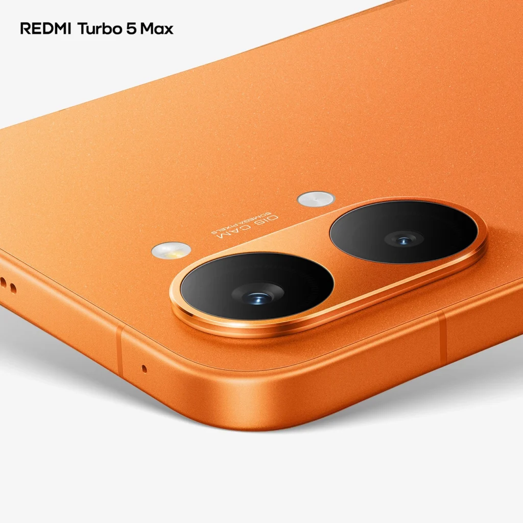 Redmi Turbo 5 Max orange colour 2