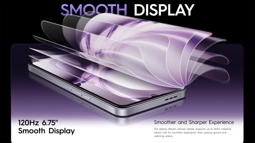 Tecno Pop 20 6.75-inch 120Hz Display