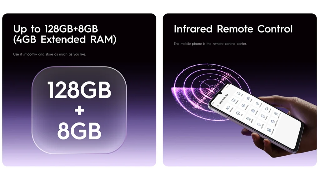 Tecno Pop 20 8GB RAM and 128GB ROM