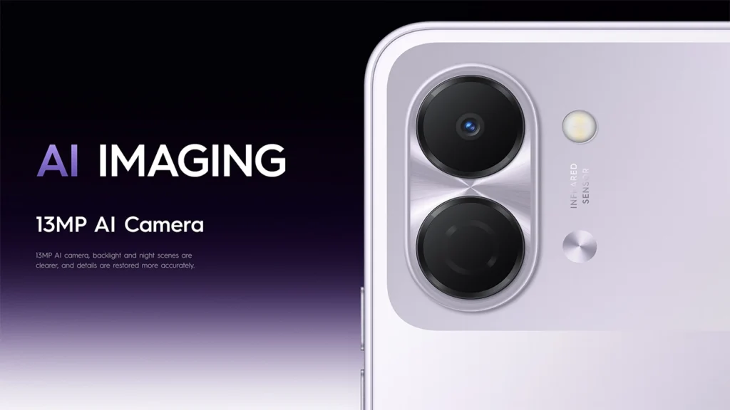 Tecno Spark Go 3 13MP AI Rear Camera