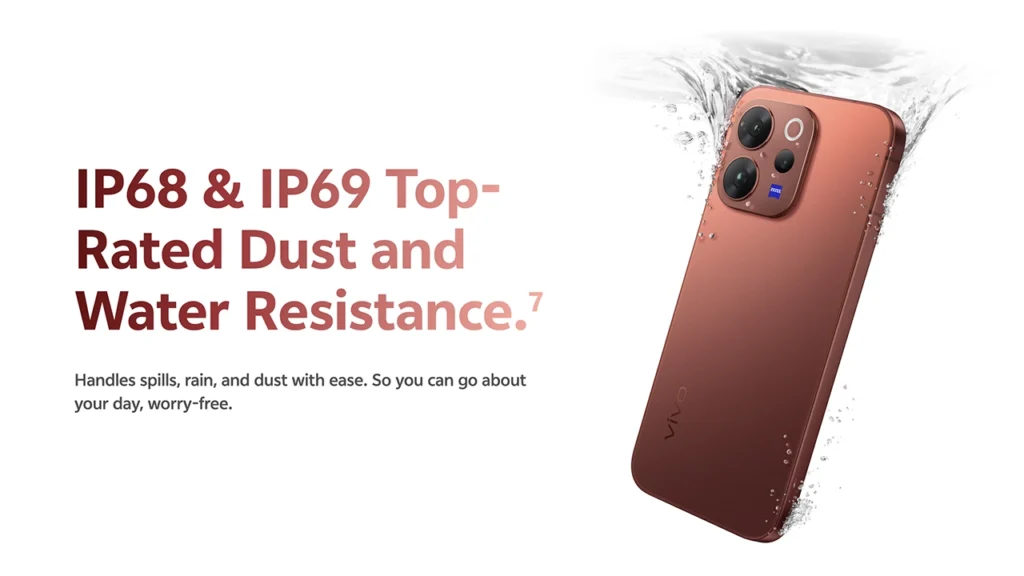 Vivo V70 and V70 Elite IP68, IP69 Certified