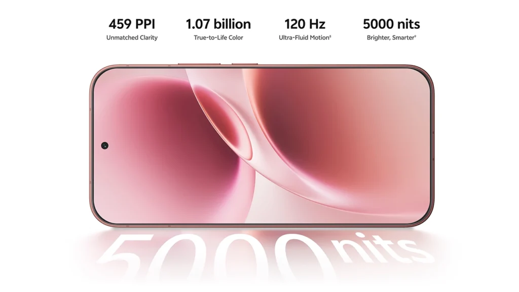 Vivo V70 and V70 Elite OLED with 120Hz Display