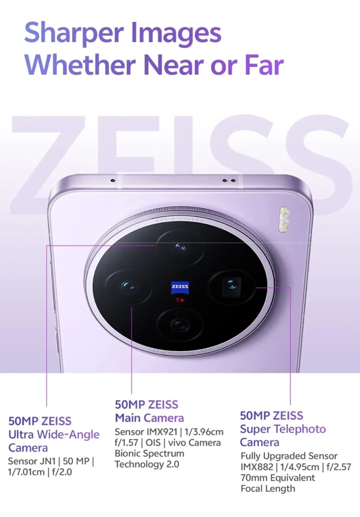 Vivo X200T Triple Rear Camera