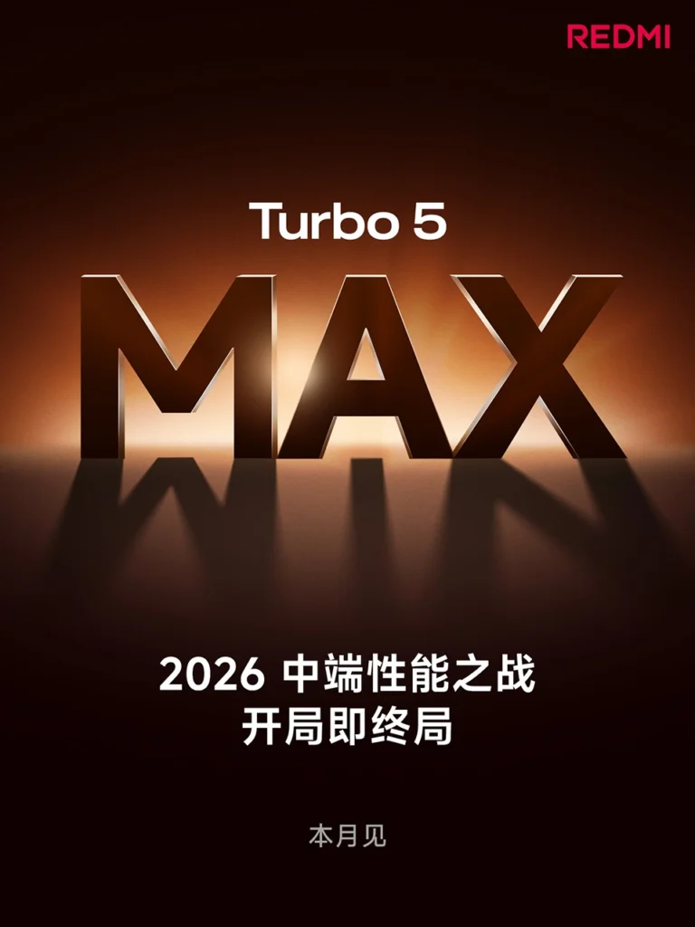 Redmi Turbo 5 Max Poster