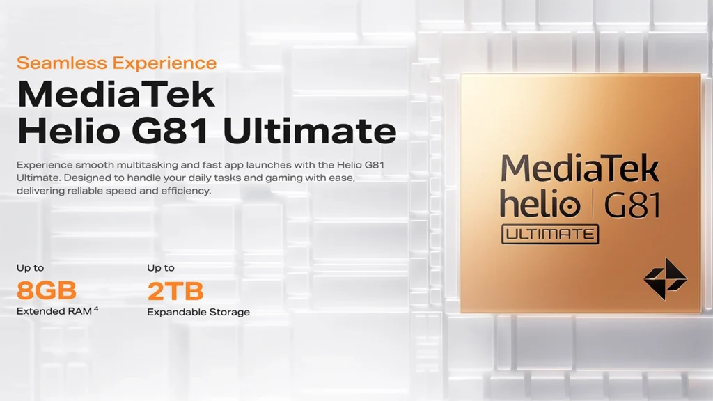 Infinix Smart 20 4G Helio G81 Ultimate Chipset