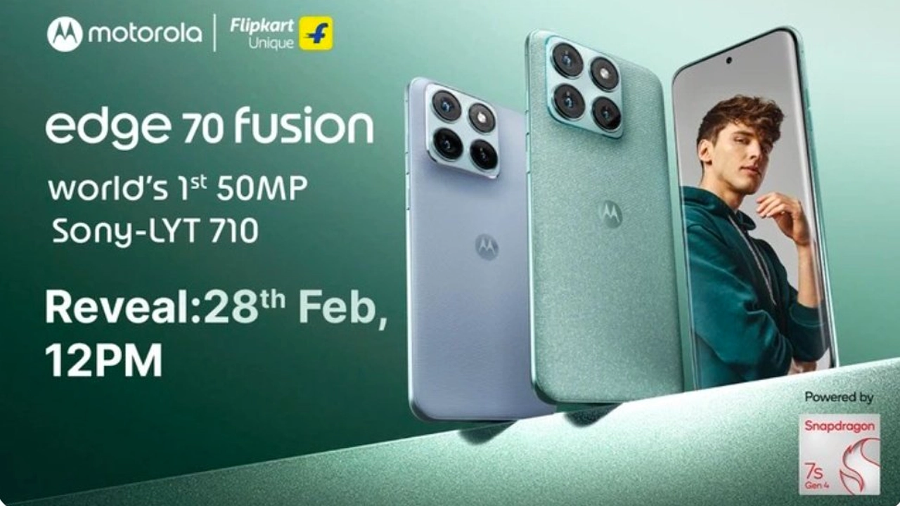 Motorola Edge 70 Fusion teased on Flipkart, hinting at an Imminent launch in India