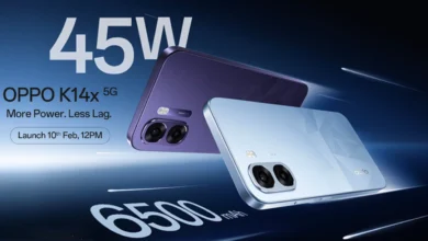 Oppo K14x 5G launching in India on Feb 10 with a 6,500mAh battery