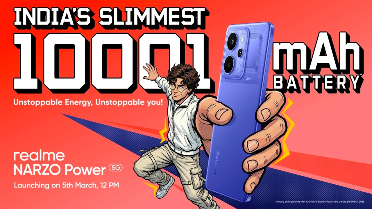 Realme Narzo Power 5G key specifications leaked ahead of 5th March launch