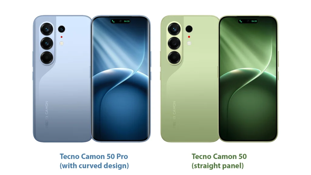 Tecno Camon 50 series design