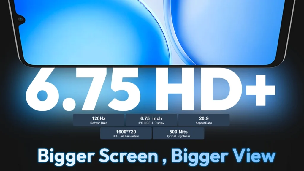 Helio 22 Large 6.75-inch IPS display