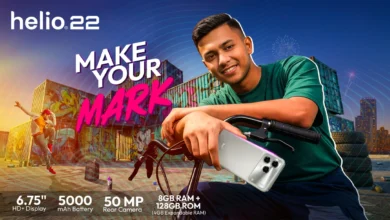 Helio 22 launched in Bangladesh with a 6.75-inch display and a 50MP camera