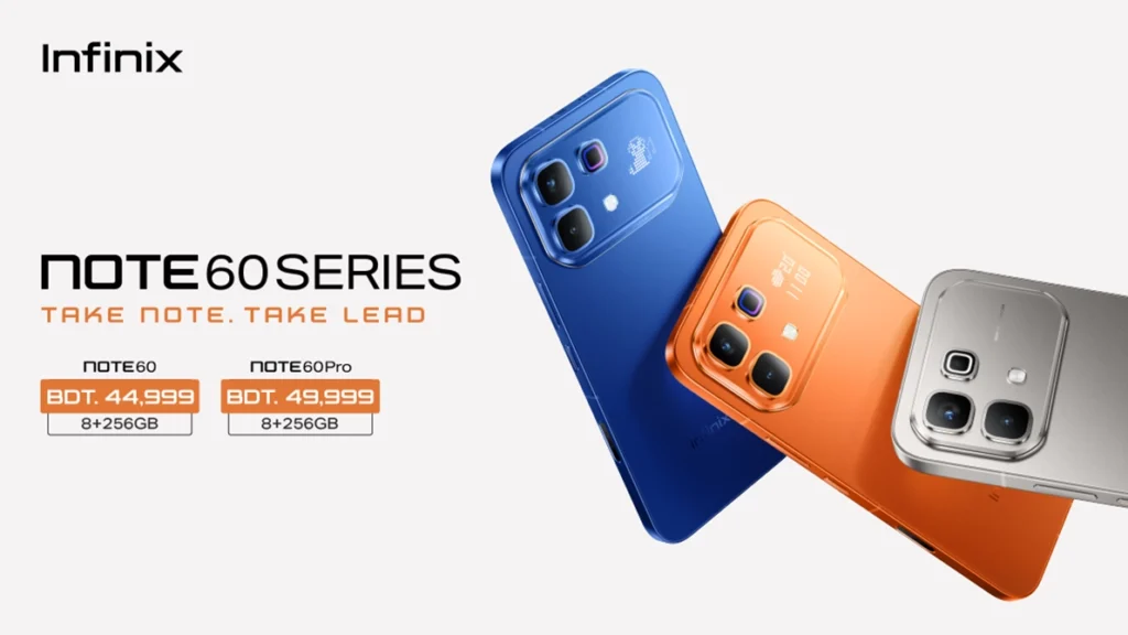 Infinix Note 60 Series Price in Bangladesh