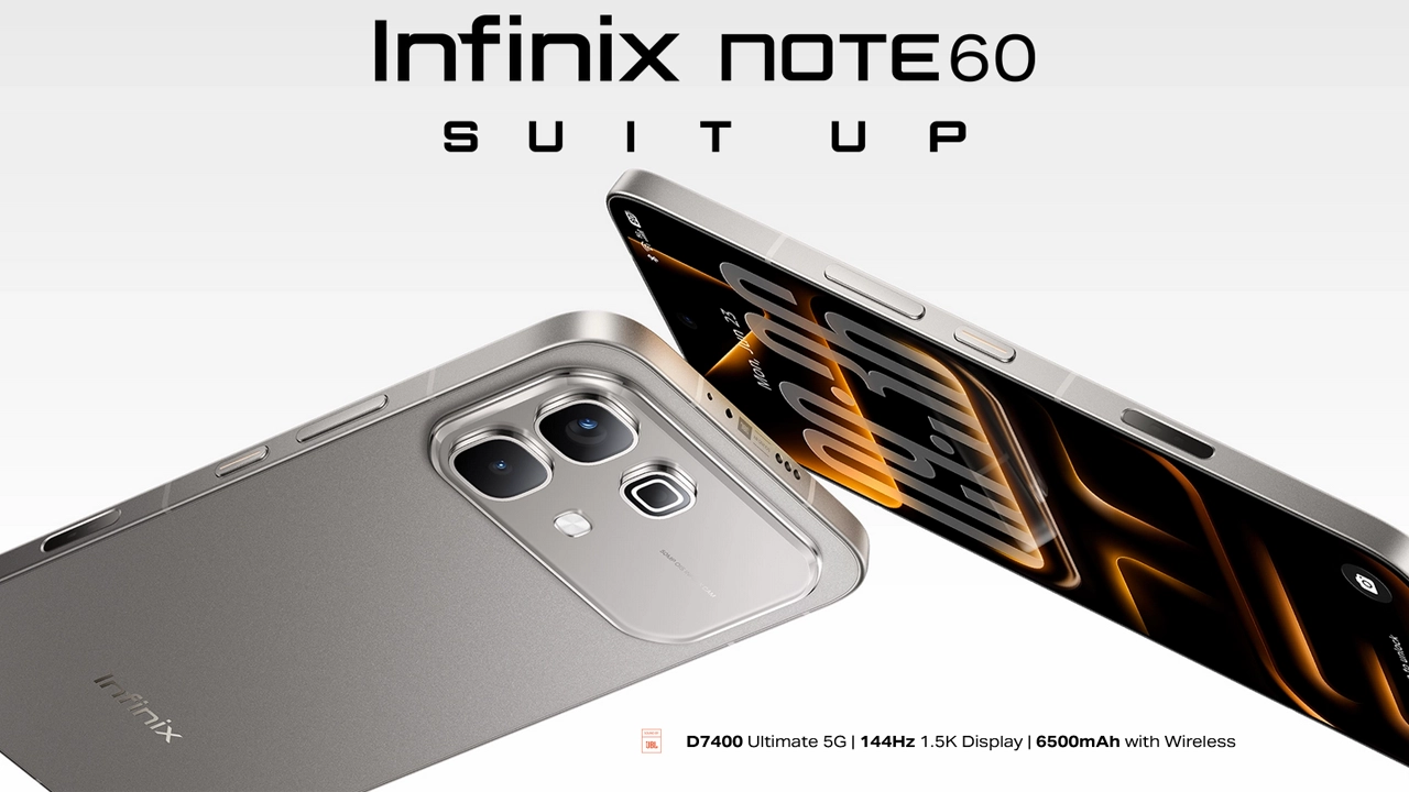 Infinix Note 60 launches in Bangladesh with D7400 Ultimate 5G, 144Hz 1.5K Display, and 6500mAh battery