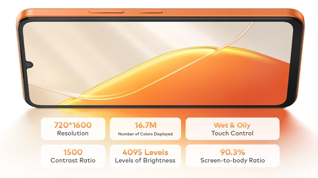 Itel A200 Plus 6.75-inch 120Hz Display