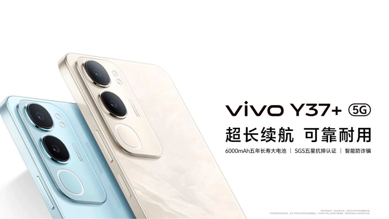 Vivo Y37+ 5G launches with 6.74-inch LCD, Dimensity 6300 SoC, and 6,000mAh battery
