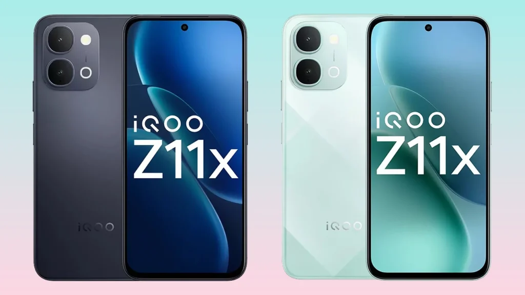 Vivo iQOO Z11x Prismatic Green and Titan Black