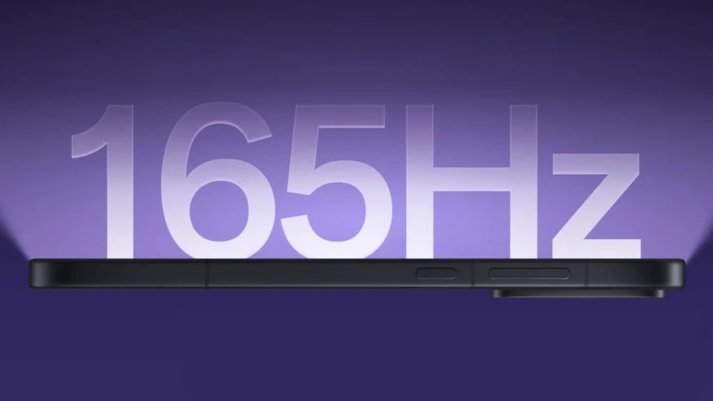 165Hz LTPS OLED panel in OnePlus Ace 6 Ultra