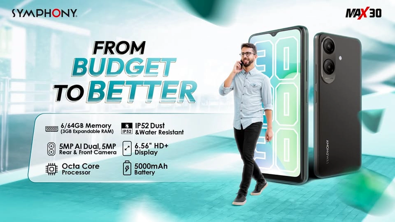 Sypmhony Max 30 launches with a 6.56-inch display and 5000mAh battery at a low budget