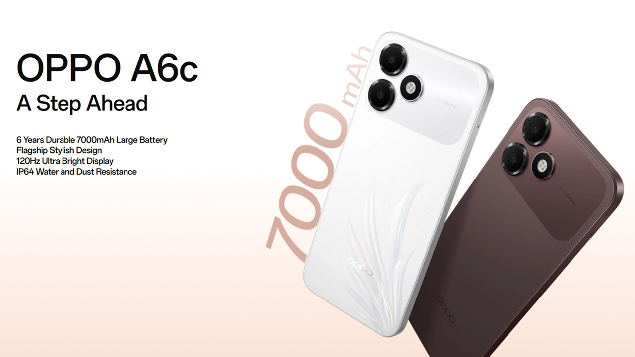 OPPO A6c launches in Bangladesh with 120Hz display and 7,000mAh battery