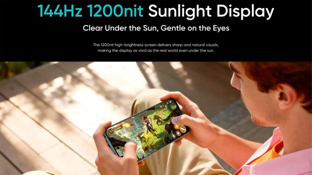 Realme 16T 144Hz ultra bright display