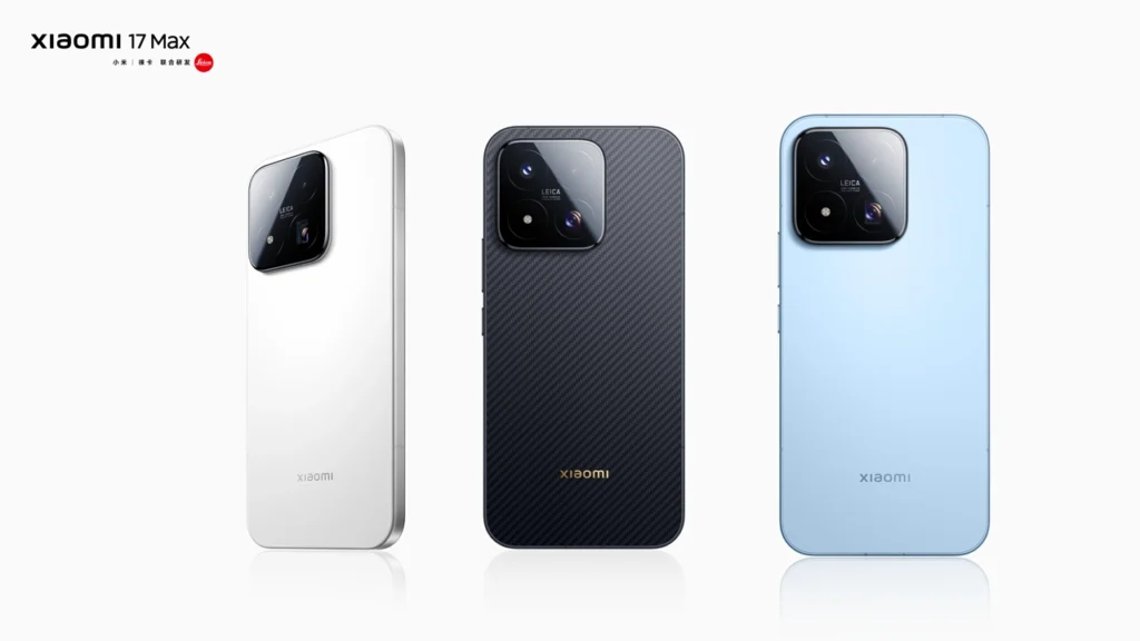 Xiaomi 17 Max Color Options