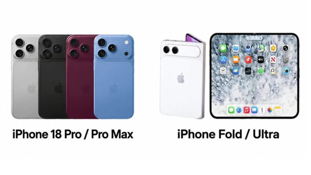 Apple's upcoming iPhone 18 Pro series and foldable smartphone
