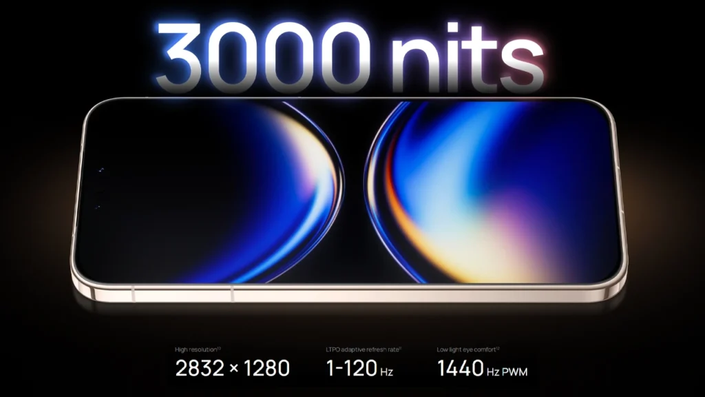 Huawei Mate 80 Pro 3000nits display