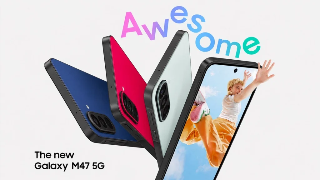 Samsung Galaxy M47 5G in Awesome colors
