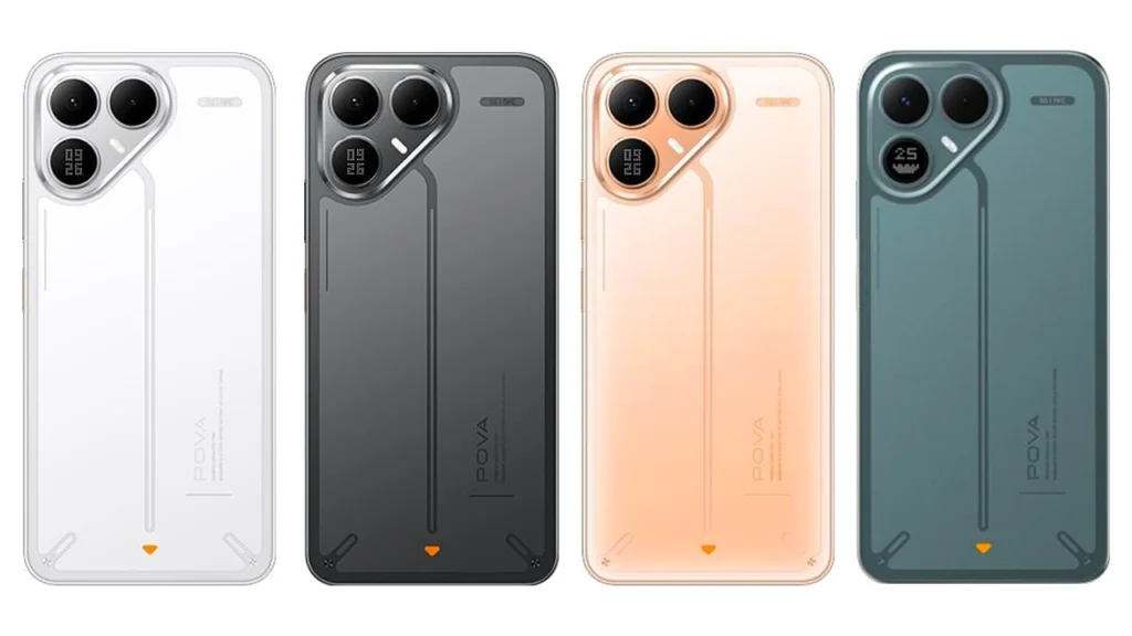 Tecno Pova 8 color options