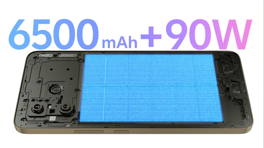 Vivo V70 Elite 6,500mAh battery